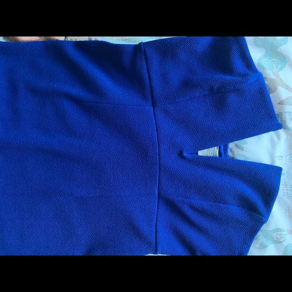 Asos cobalt blue dress size US 4 - Picture 3 of 3